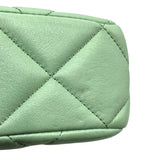シャネル CHANEL マトラッセミニフラップ ショルダー AS4861 ライトグリーン ゴールド金具 ラムスキン レディース ショルダーバッグ