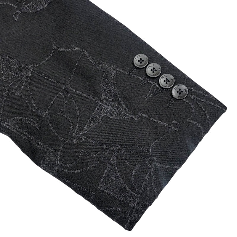 最高級　Louis Vuitton テーラードジャケット ブラック　34 LOUIS VUITTON（ルイヴィトン）テーラードジャケット 黒 サイズ