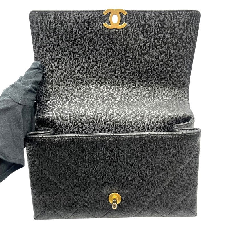 シャネル CHANEL マトラッセ チェーンフラップバッグ AS2764 ブラック ゴールド金具 キャビアスキン レディース ショルダーバッグ