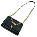 シャネル CHANEL マトラッセ チェーンフラップバッグ AS2764 ブラック ゴールド金具 キャビアスキン レディース ショルダーバッグ