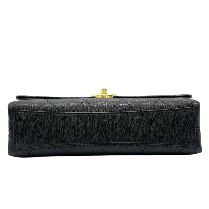 シャネル CHANEL マトラッセ チェーンフラップバッグ AS2764 ブラック ゴールド金具 キャビアスキン レディース ショルダーバッグ