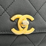 シャネル CHANEL マトラッセ チェーンフラップバッグ AS2764 ブラック ゴールド金具 キャビアスキン レディース ショルダーバッグ