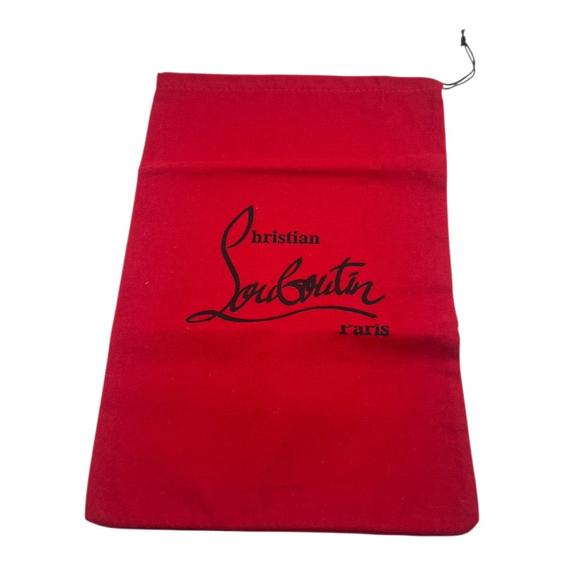 クリスチャン・ルブタン Christian louboutin オープントゥサンダル ネイビー×ブラック PVC レディース サンダル