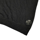 クロムハーツ CHROME HEARTS CHプラスパッチ 長袖ニットシャツ ブラック カシミヤ メンズ ニット