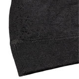 クロムハーツ CHROME HEARTS CHプラスパッチ 長袖ニットシャツ ブラック カシミヤ メンズ ニット