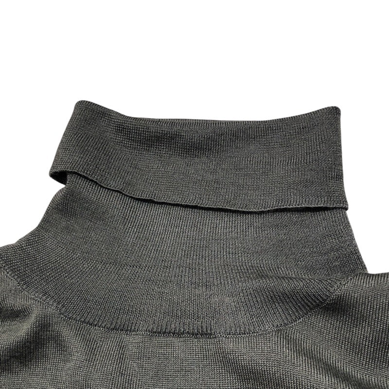 エルメス HERMES タートルネック ニットセーター グリーン カシミヤ メンズ セーター