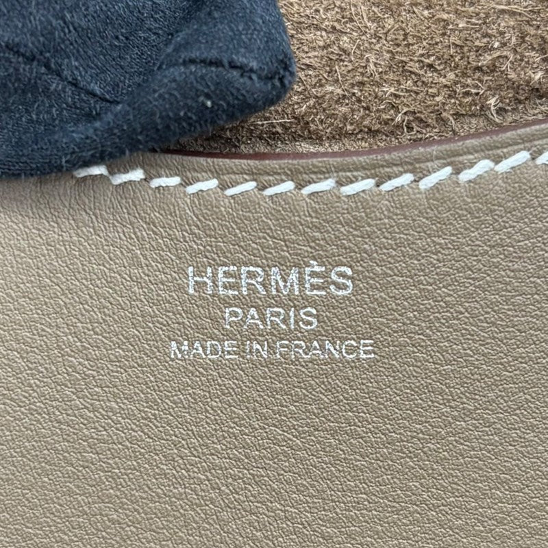 エルメス HERMES インザループ 18 B刻印 エトゥープ シルバー金具 トリヨン/スイフト レディース ハンドバッグ