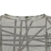 エルメス HERMES ボルデュックリボンプリントカットソー ホワイト レーヨン レディース カットソー