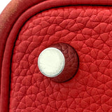 エルメス HERMES ピコタンロックPM Y刻印 ルージュクー シルバー金具 トリヨンクレマンス レディース ハンドバッグ
