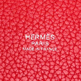 エルメス HERMES ピコタンロックPM Y刻印 ルージュクー シルバー金具 トリヨンクレマンス レディース ハンドバッグ