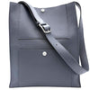 エルメス HERMES カバッシュ W刻印 ブルーニュイ シルバー金具 エヴァ―グレイン ユニセックス ショルダーバッグ