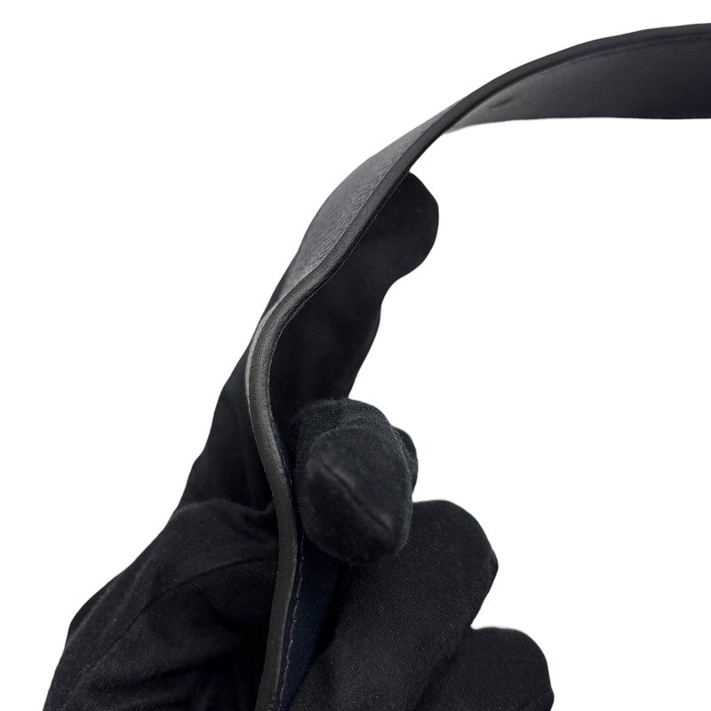 エルメス HERMES カバッシュ W刻印 ブルーニュイ シルバー金具 エヴァ―グレイン ユニセックス ショルダーバッグ