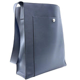 エルメス HERMES カバッシュ W刻印 ブルーニュイ シルバー金具 エヴァ―グレイン ユニセックス ショルダーバッグ