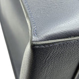 エルメス HERMES カバッシュ W刻印 ブルーニュイ シルバー金具 エヴァ―グレイン ユニセックス ショルダーバッグ