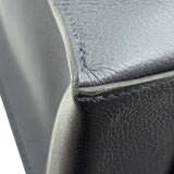 エルメス HERMES カバッシュ W刻印 ブルーニュイ シルバー金具 エヴァ―グレイン ユニセックス ショルダーバッグ