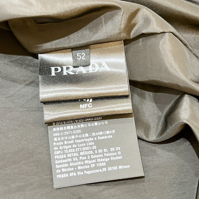 プラダ PRADA トライアングルロゴナイロンジャケット 2023年 SGN998 ブラック ナイロン メンズ ナイロンジャケット
