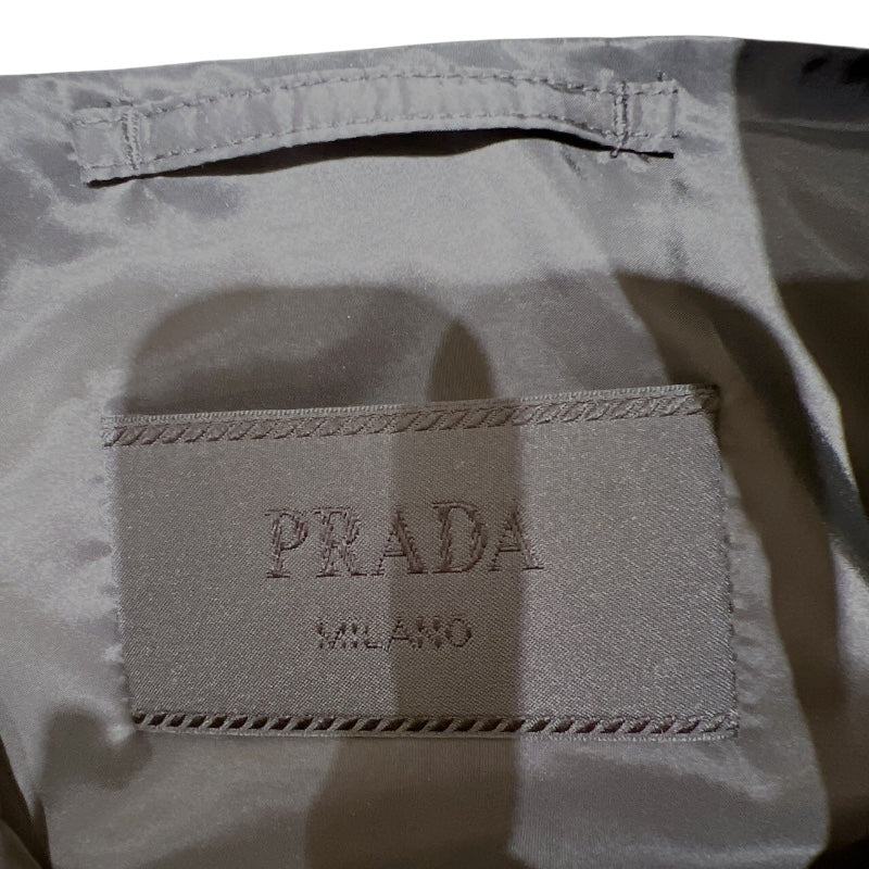 プラダ PRADA トライアングルロゴナイロンジャケット 2023年 SGN998 ブラック ナイロン メンズ ナイロンジャケット