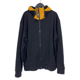 フェンディ FENDI ロゴジップパーカー　2020年AA FAF525 ブラック/イエロー ナイロン メンズ パーカー