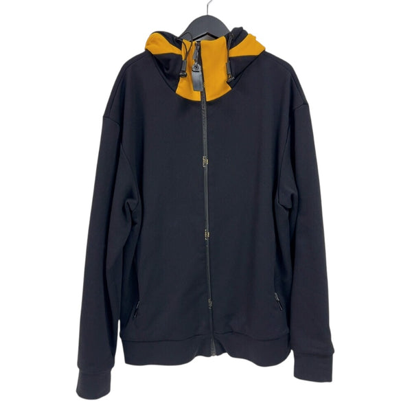 フェンディ FENDI ロゴジップパーカー　2020年AA FAF525 ブラック/イエロー ナイロン メンズ パーカー