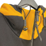 フェンディ FENDI ロゴジップパーカー　2020年AA FAF525 ブラック/イエロー ナイロン メンズ パーカー