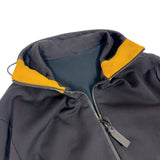 フェンディ FENDI ロゴジップパーカー　2020年AA FAF525 ブラック/イエロー ナイロン メンズ パーカー