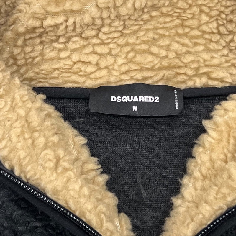 ディースクエアード DSQUARED ボアフリースパーカー マルチカラー ポリエステル メンズ その他アウター