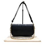 ルイ・ヴィトン LOUIS VUITTON ウォレット オン チェーン･アイビー M82154 ノワール モノグラム・アンプラント レディース ショルダーバッグ