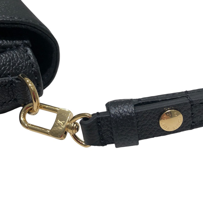 ルイ・ヴィトン LOUIS VUITTON ウォレット オン チェーン･アイビー M82154 ノワール モノグラム・アンプラント レディース ショルダーバッグ