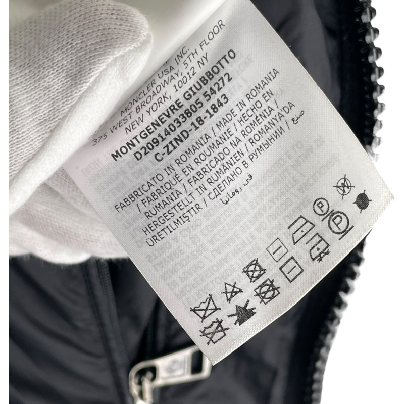 モンクレール MONCLER MONTGENEVRE ダウンジャケット D20914033805 54272 ブラック ウール/ナイロン メンズ ダウンジャケット