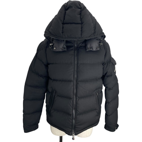 モンクレール MONCLER MONTGENEVRE ダウンジャケット D20914033805 54272 ブラック ウール/ナイロン メンズ ダウンジャケット