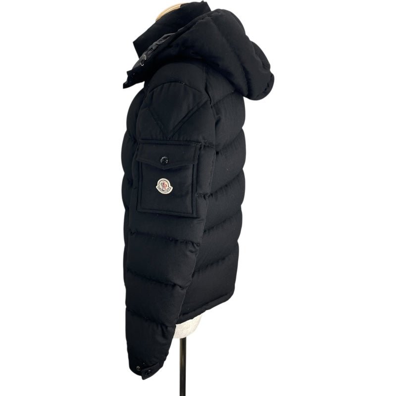モンクレール MONCLER MONTGENEVRE ダウンジャケット D20914033805 54272 ブラック ウール/ナイロン メンズ ダウンジャケット