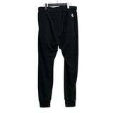 モンクレール MONCLER サイドラインスウェットパンツ ブラック×レッド コットン メンズ その他ボトムス