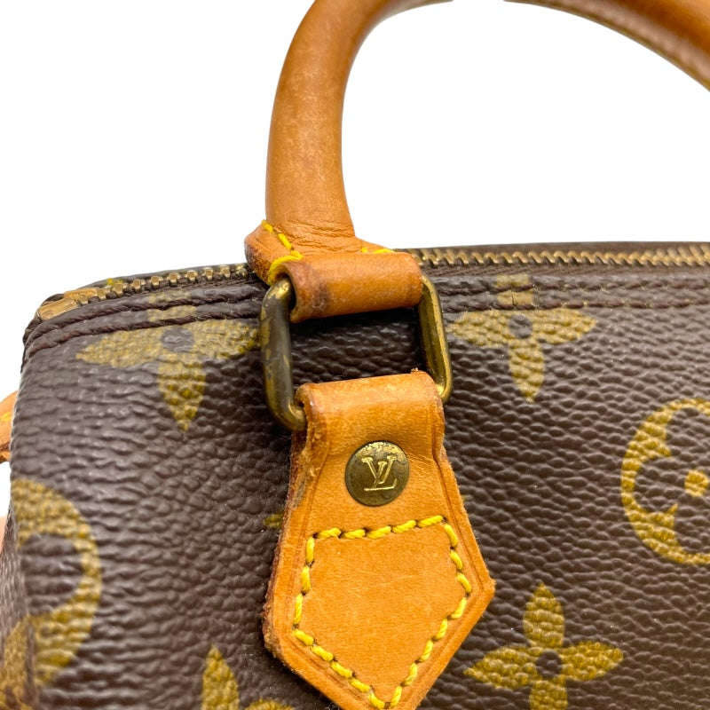 ルイ・ヴィトン LOUIS VUITTON ミニスピーディ M41534 ブラウン モノグラム・キャンバス レディース ハンドバッグ