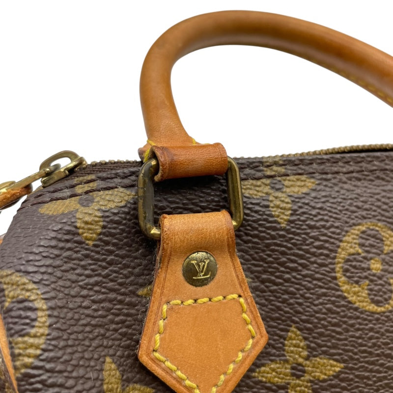ルイ・ヴィトン LOUIS VUITTON ミニスピーディ M41534 ブラウン モノグラム・キャンバス レディース ハンドバッグ