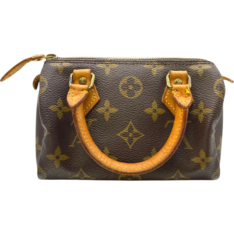 ルイ・ヴィトン LOUIS VUITTON ミニスピーディ M41534 ブラウン モノグラム・キャンバス レディース ハンドバッグ