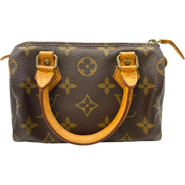 ルイ・ヴィトン LOUIS VUITTON ミニスピーディ M41534 ブラウン モノグラム・キャンバス レディース ハンドバッグ