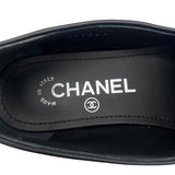 シャネル CHANEL ココマーク チェーンローファー G35067 ブラック シルバー金具 レザー レディース ローファー