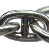 エルメス HERMES シェーヌダンクルブレス SV925 MM19コマ シルバー Ag925 ジュエリー