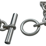 エルメス HERMES シェーヌダンクルブレス SV925 MM19コマ シルバー Ag925 ジュエリー