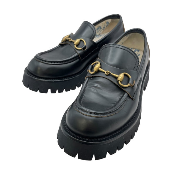 グッチ GUCCI ホースビットローファー 577236 ブラック レディース ローファー
