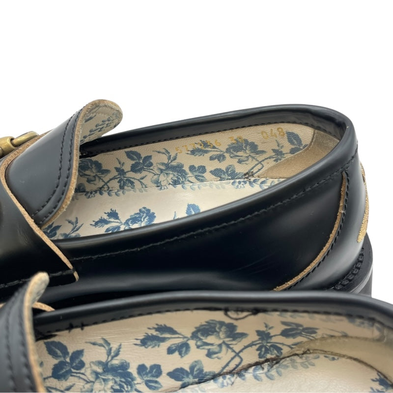 グッチ GUCCI ホースビットローファー 577236 ブラック レディース ローファー