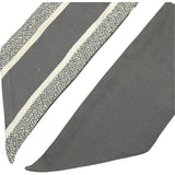 クリスチャン・ディオール Christian Dior ミッツア グレー シルク レディース スカーフ