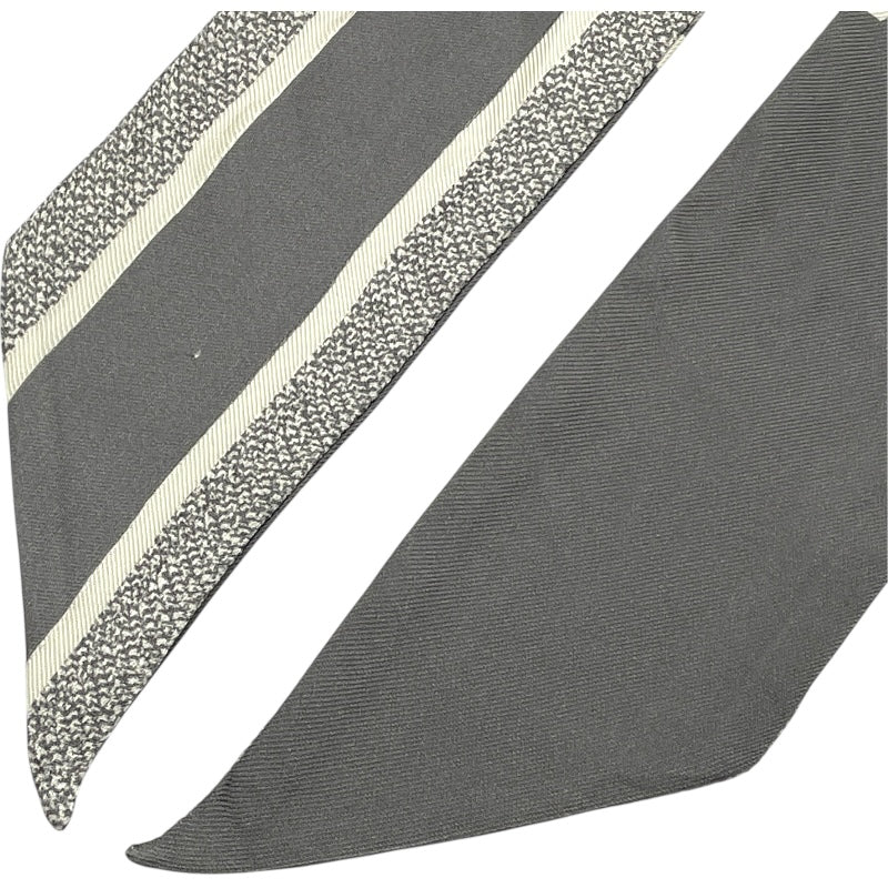 クリスチャン・ディオール Christian Dior ミッツア グレー シルク