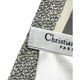 クリスチャン・ディオール Christian Dior ミッツア グレー シルク レディース スカーフ