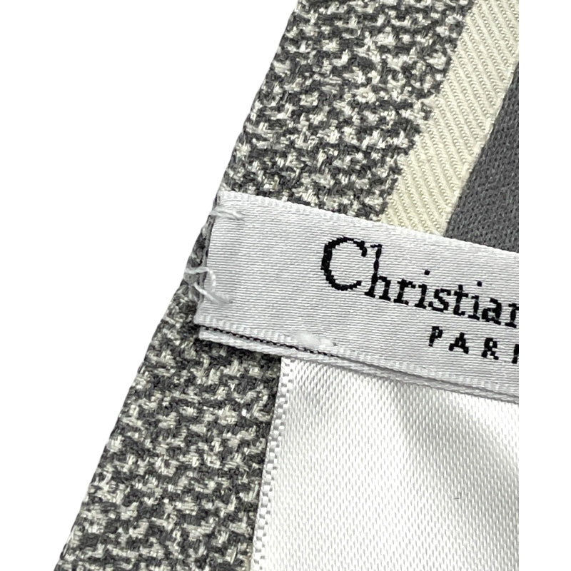 クリスチャン・ディオール Christian Dior ミッツア グレー シルク