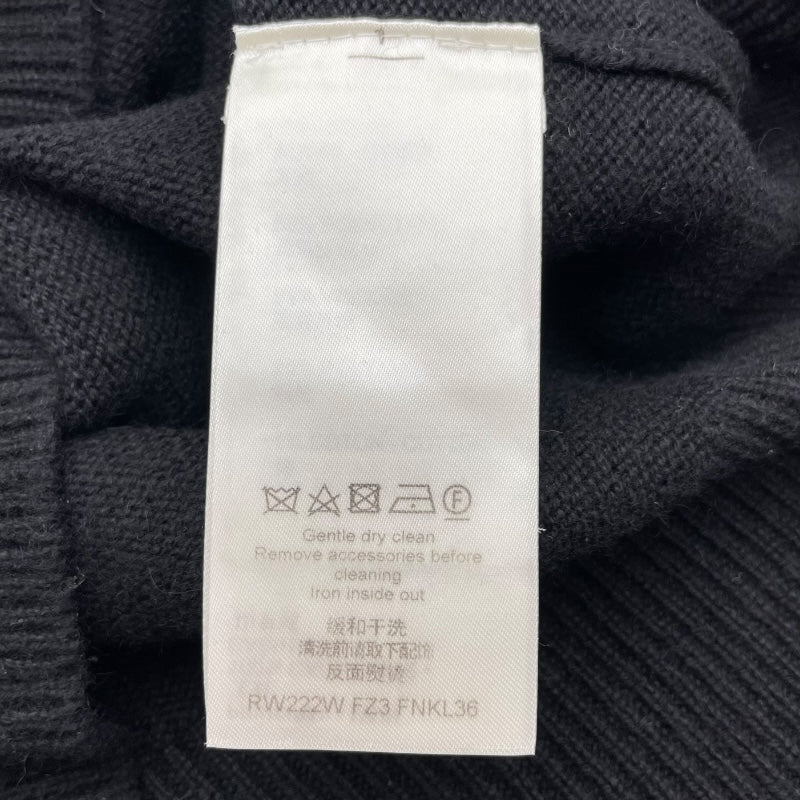 ルイ・ヴィトン LOUIS VUITTON チェーン装飾ロゴエンブレムニット  