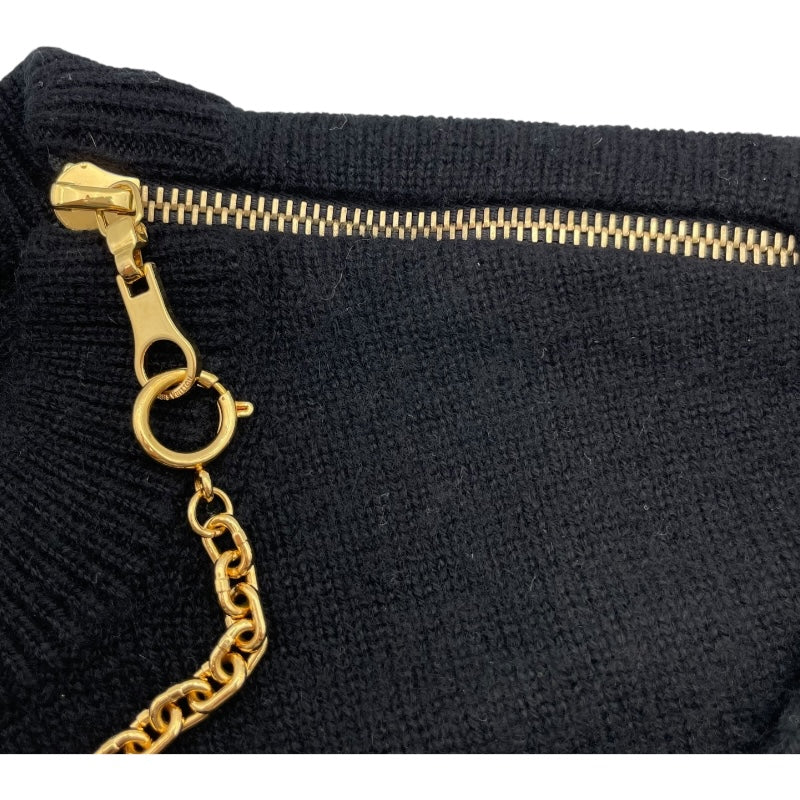 ルイ・ヴィトン LOUIS VUITTON チェーン装飾ロゴエンブレムニット  