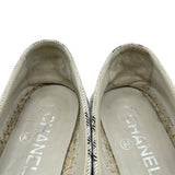 シャネル CHANEL ココマークエスパドリーユサンダル G39028 グレー レディース サンダル