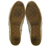 シャネル CHANEL ココマークエスパドリーユサンダル G39028 グレー レディース サンダル