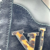 ルイ・ヴィトン LOUIS VUITTON ローリエートライン レポパード ショートブーツ MA0149 ブラック モノグラム レディース ブーツ
